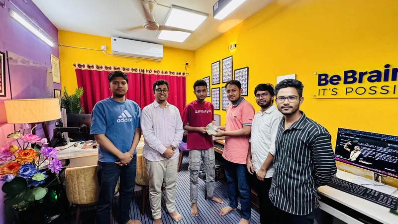 BeBrainer team at the office